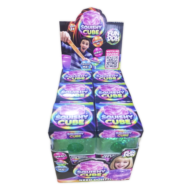 Fun Doh Slow Rise Squishy Fun Cube