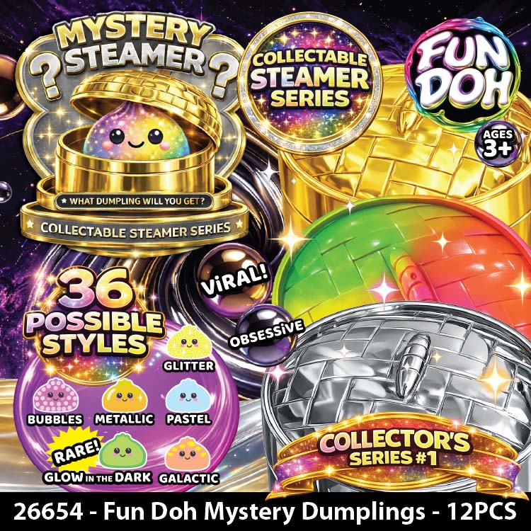 Fun Doh Fancy Mystery Dumpling Squishy